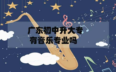 广东初中升大专有音乐专业吗(图1) 初中升大专
