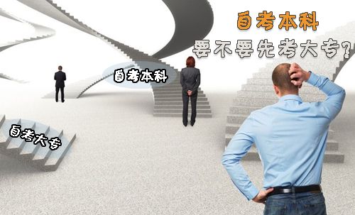 自考本科要不要先考大专?(图1) 自考本科及大专